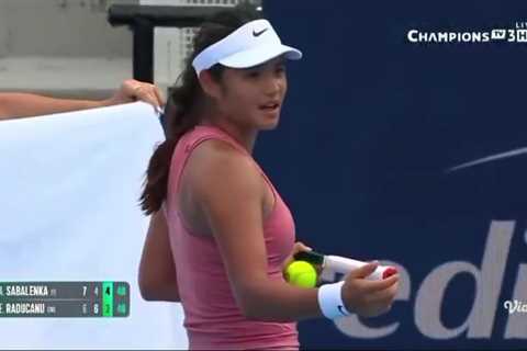 Emma Raducanu Actually Asked to Boot a Crying Kid From Her Match (And Honestly? The Crowd Was Into It)