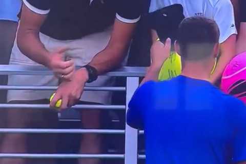 This Grown Man Just Stole a Tennis Hat From a Kid and I'm Still Mad About It